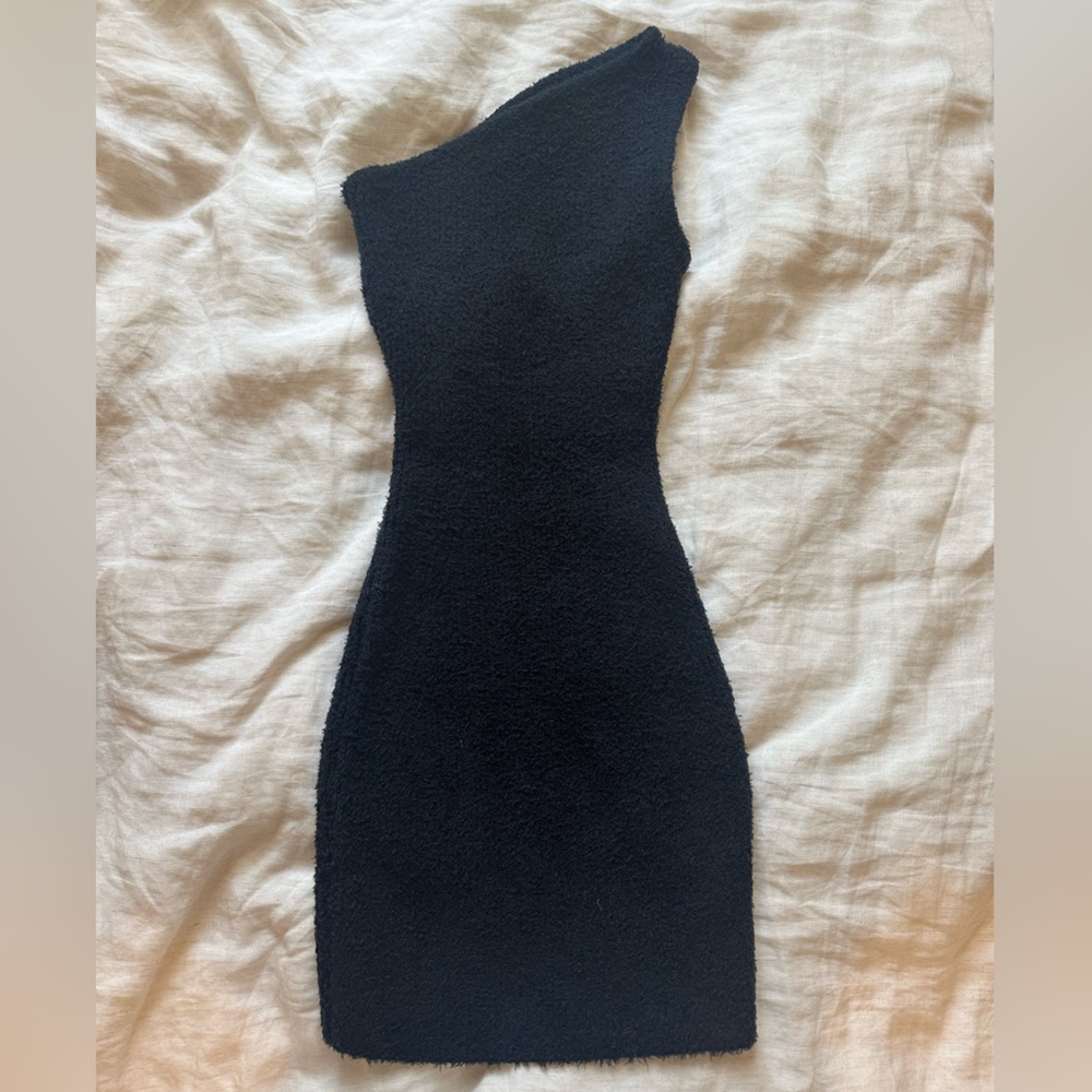 WARDROBE.NYC X Hailey Bieber ribbed mini dress